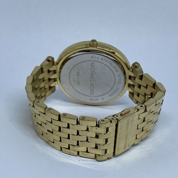 Michael Kors Darci MK3191 Women's Gold Stainless Steel Analog Dial Watch MP894 - Picture 10 of 12